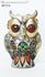 Подсвечник Сова Этника 10*14,5см полист/48шт