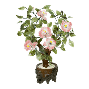Дерево Пион 31х51см бело-розовое