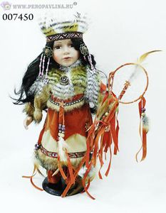 Кукла Далай 42см свет корич кост фар_текс/24шт