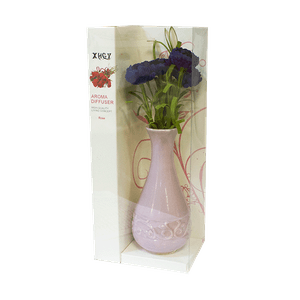 Ароматизатор Букет пионов в вазе с аромамаслом Океан 21 см сине-фиолетовый