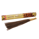 Благовоние HEM Сандал Ваниль Sandal Vanilla шестигранник 20 палочек