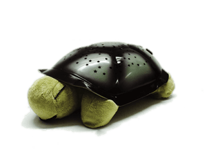 Ночник-проектор Черепашка Ночное небо 30х9х18см хаки с USB проводом