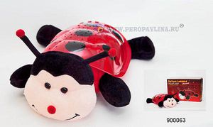 Ночник Божья Коровка 34*28см пласт_ткань/20шт