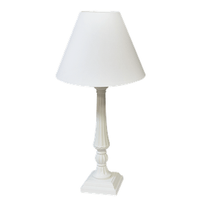Лампа интерьерная Лимира 54 см белая белый абажур