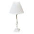 Лампа интерьерная Лимира 54 см белая белый абажур