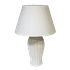 Лампа настольная Селеста 46 см белая