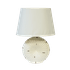 Светильник настольный Ракушка 31х43х21 см белый