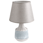 Лампа настольная Марокко 35 см под холодный мрамор абажур серый