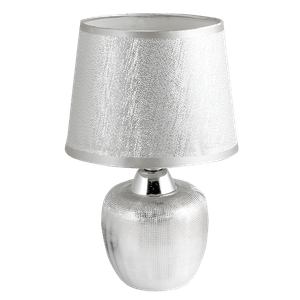 Лампа настольная Мемфис 29 см под серебро