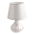 Лампа настольная Элисса 34 см под холодный мрамор абажур серый