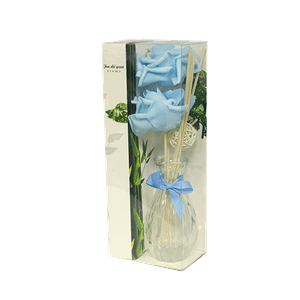 Ароматизатор Розы в вазе с аромамаслом персиковая Олива 23 см цвет ассорти