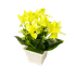 Цветы искусственные Лилии 19 см желтые