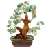 Дерево Авантюрин зеленый 16х18 см натуральный камень